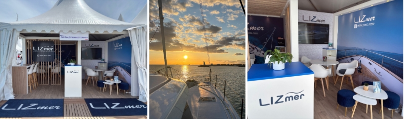 LIZmer sur les salons nautiques