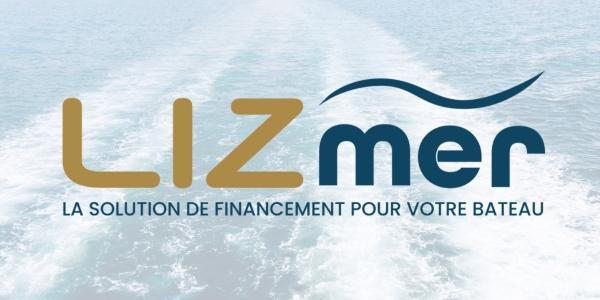 Nouveau logo LIZmer, la solution de financement pour votre bateau