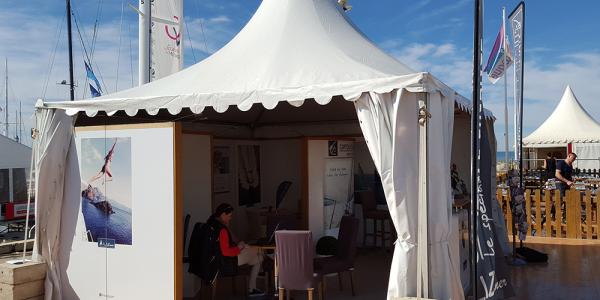 Stand LIZmer sur le Salon International du Multicoque de La Grande Motte