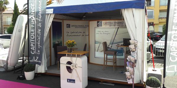 Stand LIZmer salon nautique Canet en Roussillon