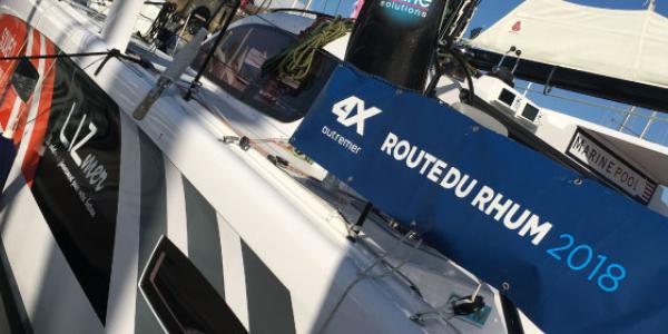 LIZmer soutient Jean-Pierre Balmes sur la Route du Rhum 2018