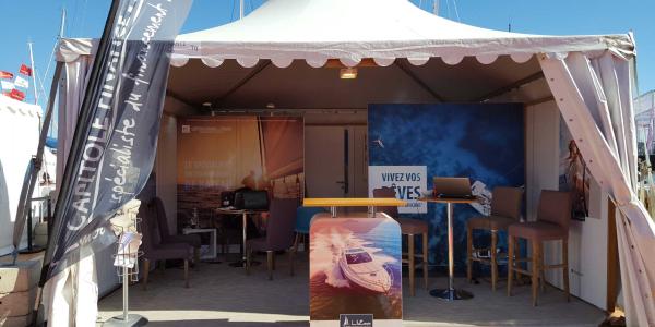 Stand LIZmer sur les salons nautiques